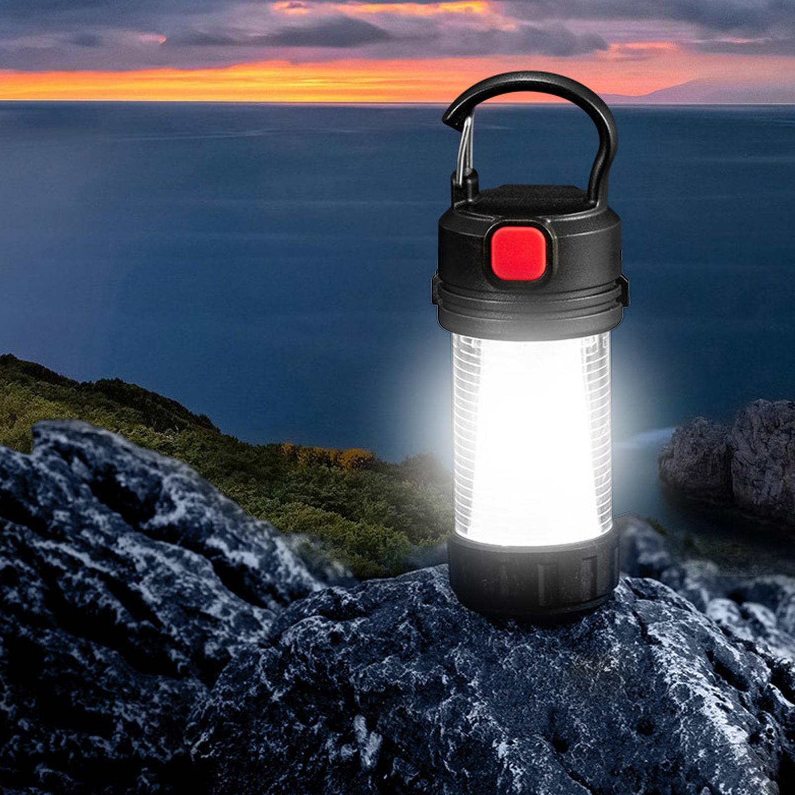 Cheap Goat Tents Mini Camping Lantern Outdoor Rechargeable Emergency Portable 5 Water Resistant Battery Powered Modes Flashlight Lights Camp Z4D8   
